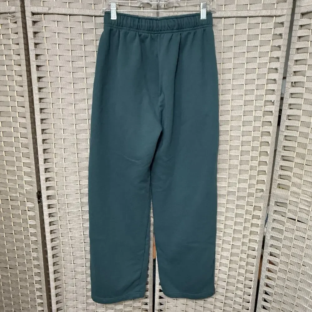 ALO Accolade Women’s Sweatsuit Hoodie Straight Leg Pants Size XS Clover Green - Picture 5 of 11